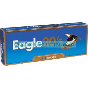 Eagle 20's Blue 100's Cigarettes